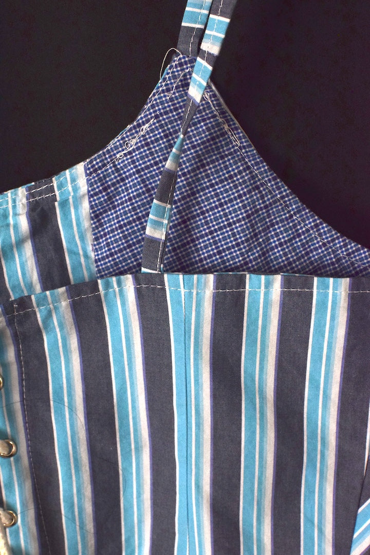 Reworked Ralph Lauren Brand Corset Style Top