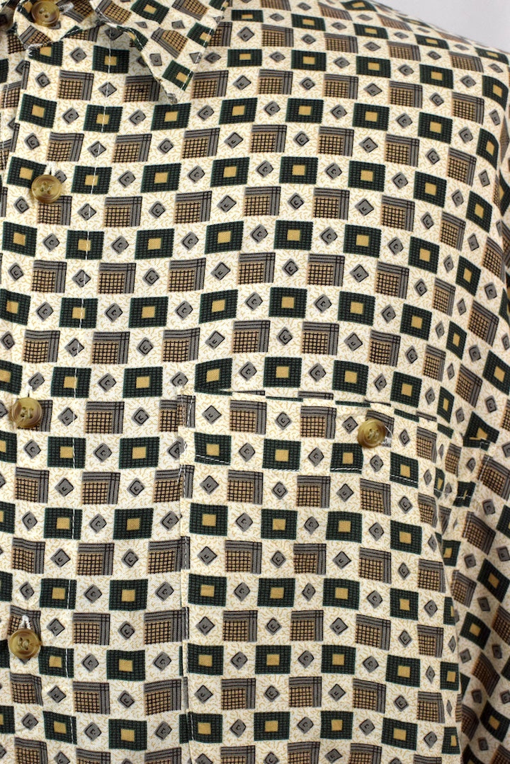 Square Diamond Print Shirt