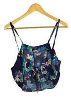 Load image into Gallery viewer, Reworked Floral Print Tie Up Top