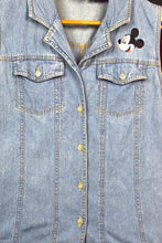 Load image into Gallery viewer, 90s Mickey Mouse Denim Shirt