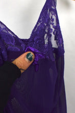 Load image into Gallery viewer, Purple Slip Chemise