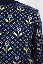 Load image into Gallery viewer, Pastel Floral Knitted Jumper