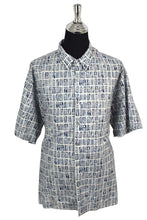 Load image into Gallery viewer, Tori Richard Brand Tile Print Shirt