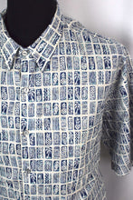 Load image into Gallery viewer, Tori Richard Brand Tile Print Shirt