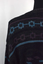 Load image into Gallery viewer, 80s/90s Black Knitted Jumper