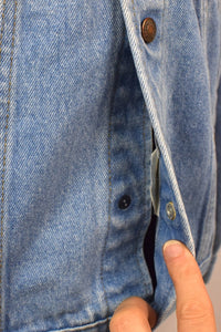 PLain Pockets Brand Denim Jacket