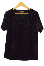 Load image into Gallery viewer, DEADSTOCK Notations Brand Velvet Top