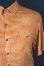 Load image into Gallery viewer, Orange Diamond Print Shirt