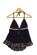 Load image into Gallery viewer, Reworked Halterneck Babydoll Top