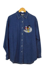 Load image into Gallery viewer, 90s/00s Mickey Mouse and Friends Denim Shirt