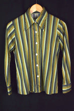 Load image into Gallery viewer, Reworked Colourful Striped Shirt