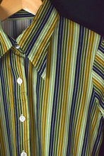 Load image into Gallery viewer, Reworked Colourful Striped Shirt