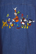Load image into Gallery viewer, 90s/00s Mickey Mouse and Friends Denim Shirt