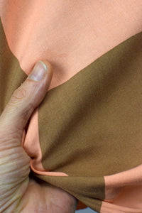 Peach and Brown Party Shirt