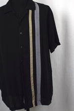 Load image into Gallery viewer, Black Silk Shirt