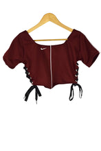 Load image into Gallery viewer, Reworked Nike Brand Crop Sports Top