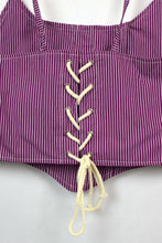 Load image into Gallery viewer, Reworked Ralph Lauren Corset Style Top