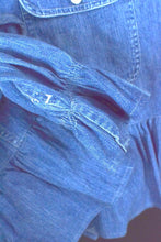 Load image into Gallery viewer, Denim Tie Up Top