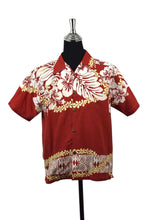 Load image into Gallery viewer, Red Hawaiian Shirt