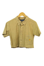 Load image into Gallery viewer, Reworked Ralph Lauren Brand Cropped Top