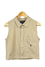 Load image into Gallery viewer, Reworked Cropped Ralph Lauren Brand Top