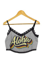 Load image into Gallery viewer, Reworked Aloha Crop Top