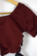 Load image into Gallery viewer, Reworked Nike Brand Crop Sports Top