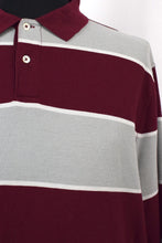 Load image into Gallery viewer, Striped Long sleeve Polo Shirt