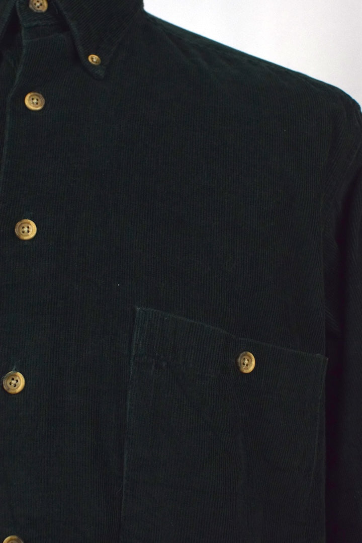 Dark Green Corduroy Shirt