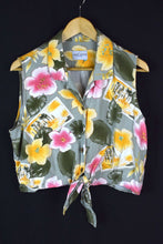 Load image into Gallery viewer, Floral Print Tie Up Top