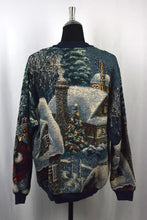 Load image into Gallery viewer, 80s/90s Cross Stitch Christmas Sweatshirt