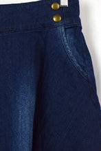 Load image into Gallery viewer, Reworked Denim Mini Skirt