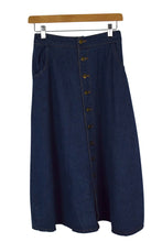 Load image into Gallery viewer, Reworked Denim Skirt