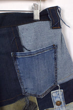 Load image into Gallery viewer, Reworked Denim Patchwork Shorts