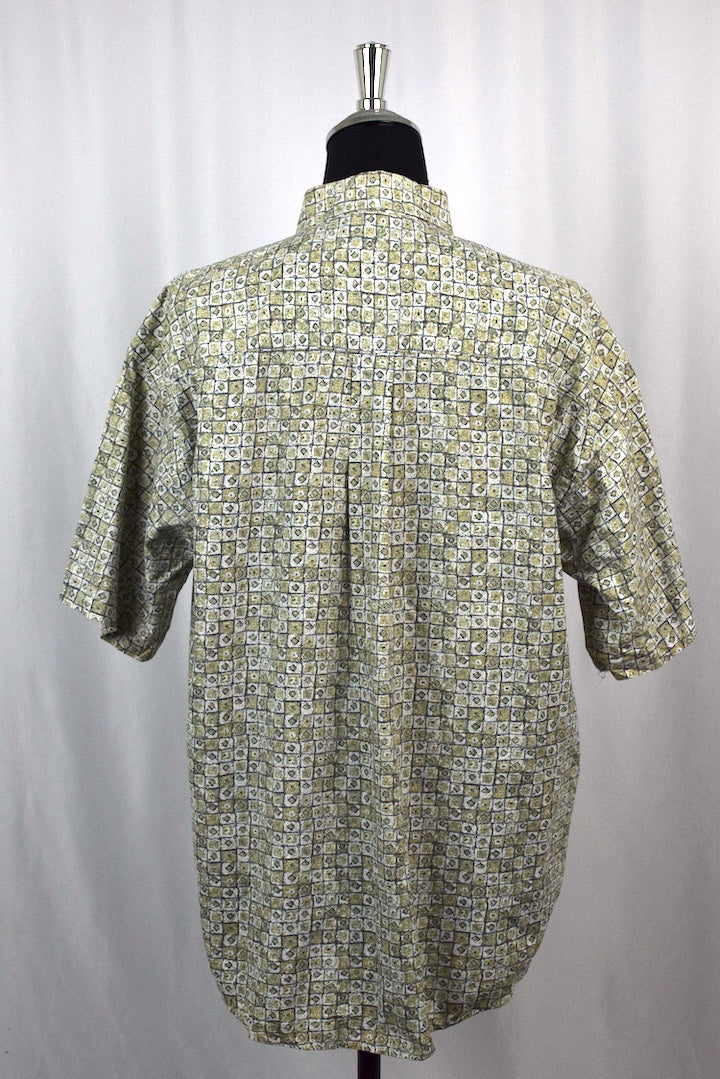 Tile Print Party Shirt