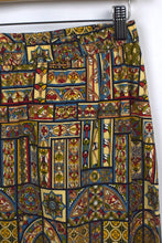 Load image into Gallery viewer, Reworked Abstract Print Skirt