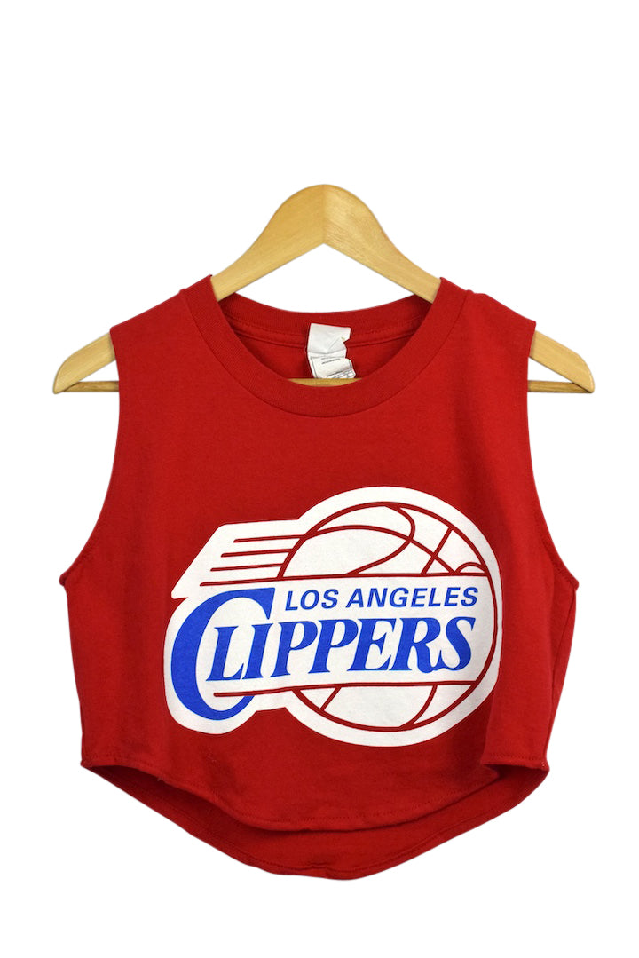 Reworked Chris Paul LA Clippers NBA Crop T-shirt