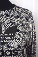 Load image into Gallery viewer, Youth Adidas Brand Zebra Print Sweatshirt