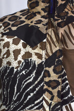 Load image into Gallery viewer, Animal Print Spray Jacket