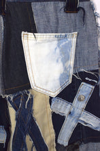 Load image into Gallery viewer, Reworked Denim Patchwork Shorts