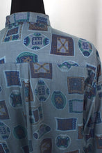 Load image into Gallery viewer, Blue Abstract Print Shirt