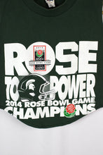 Load image into Gallery viewer, 2014 Reworked Michigan State NCAA Crop T-shirt

