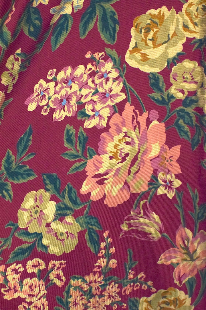Rose Print Skirt