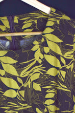 Load image into Gallery viewer, Reworked Abstract Leaf Print Dress