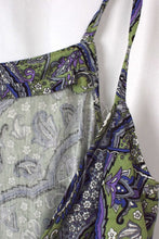 Load image into Gallery viewer, Reworked Paisley Print Tie Up Top