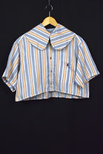 Load image into Gallery viewer, Reworked Ralph Lauren Brand Cropped Top