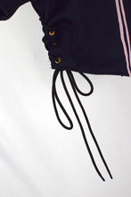 Load image into Gallery viewer, Reworked Adidas Brand Crop Top