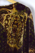 Load image into Gallery viewer, Velvet Paisley Pattern Top