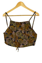 Load image into Gallery viewer, Reworked Black Tie Up Top