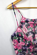 Load image into Gallery viewer, Reworked Floral Print Tie-up Top